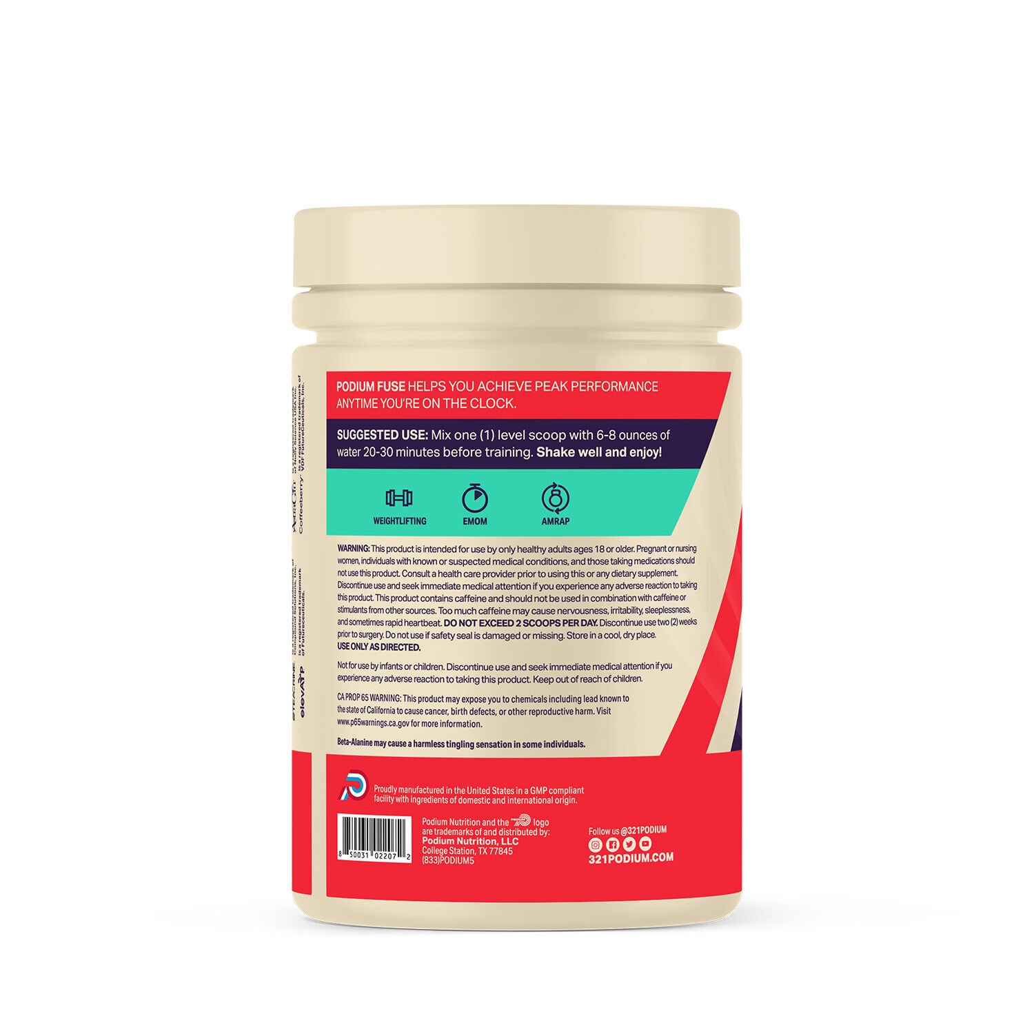 PODIUM® Fuse PreWorkout